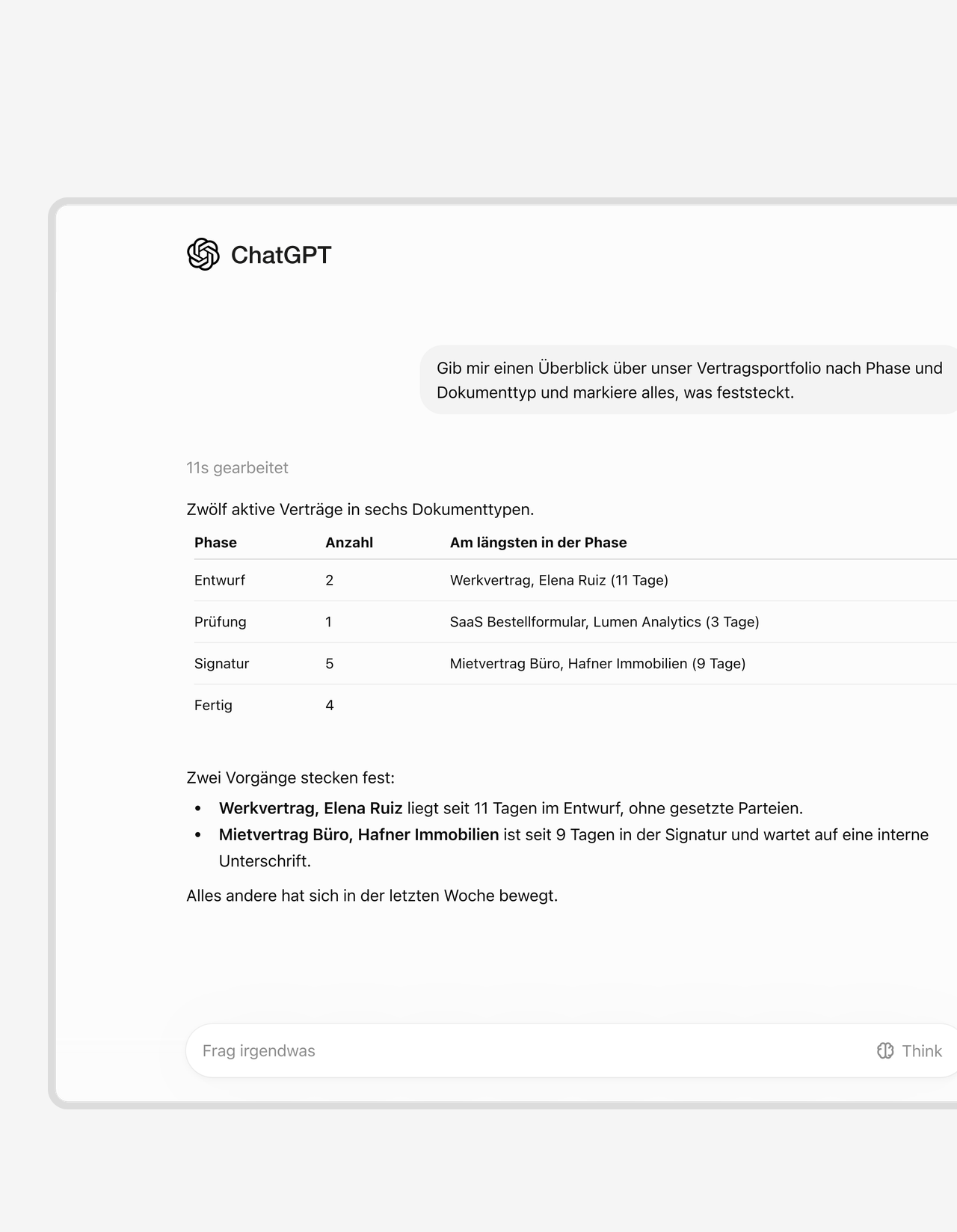 MCP-Server für KI-Tools – Produktansicht